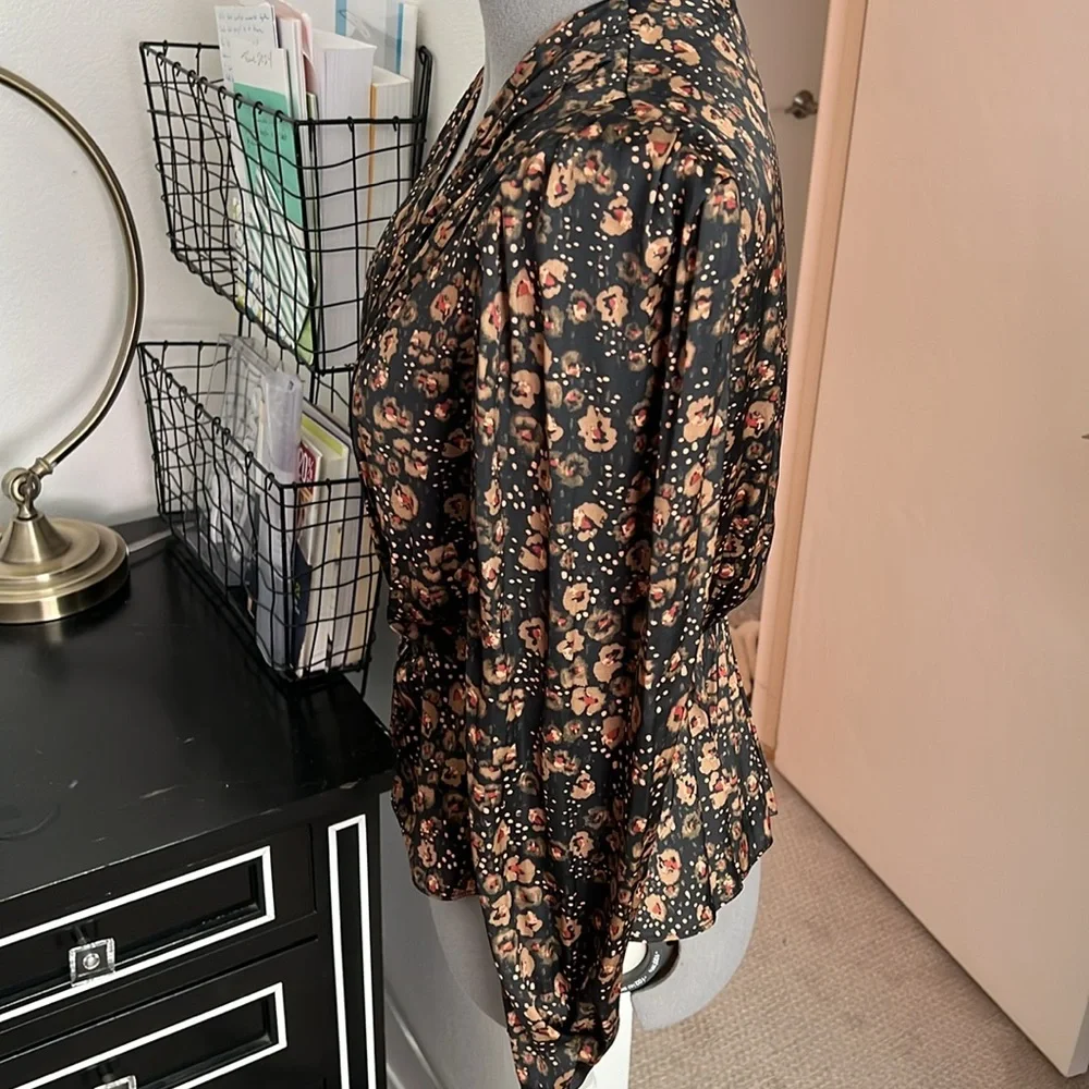 Free People Floral Blouse